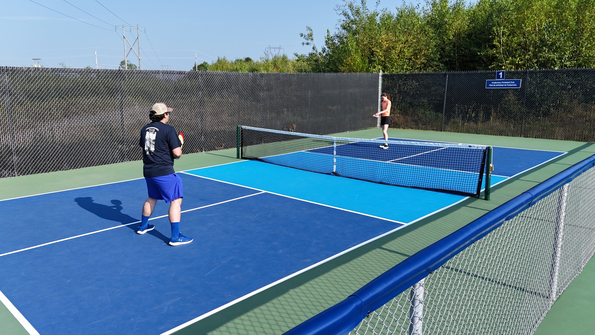Playing Pickleball