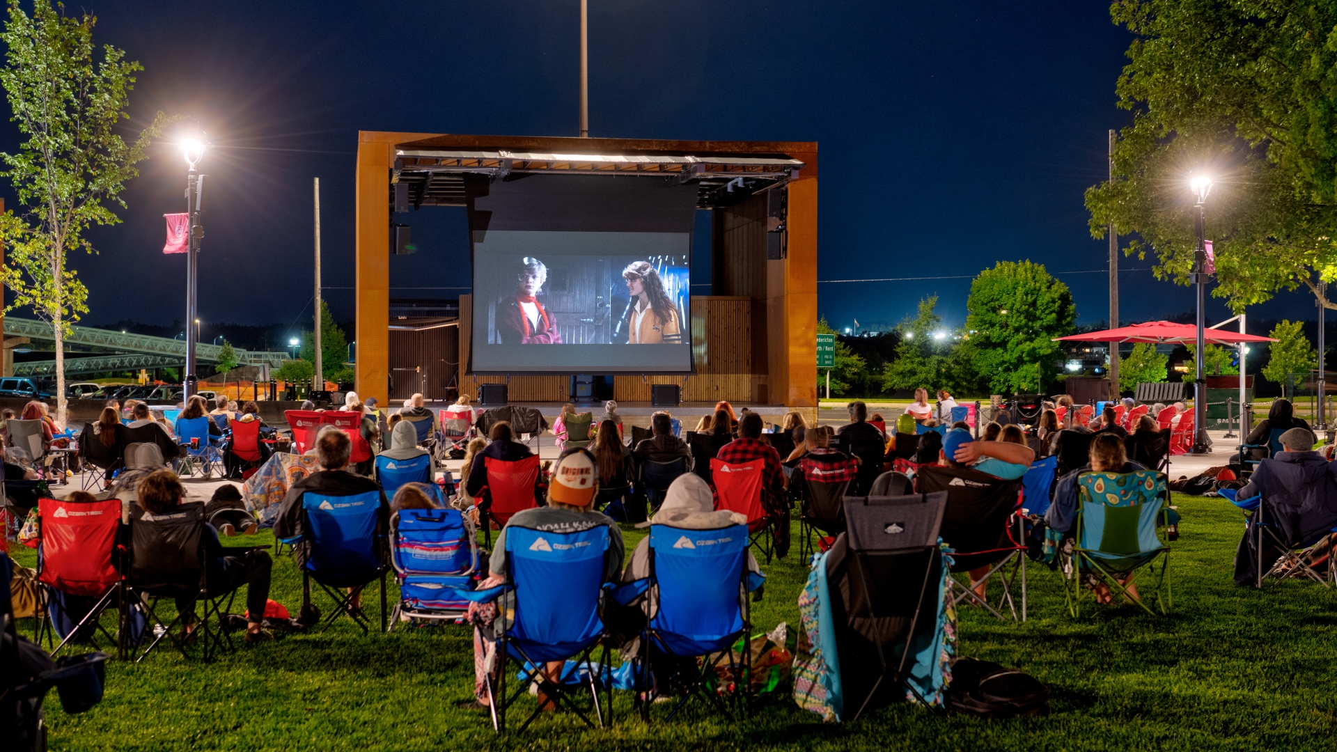 Movie at Officers' Square