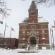 city of Fredericton city hall in winter