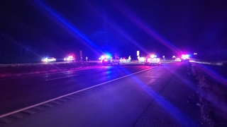 Public Safety members conducting checkpoint