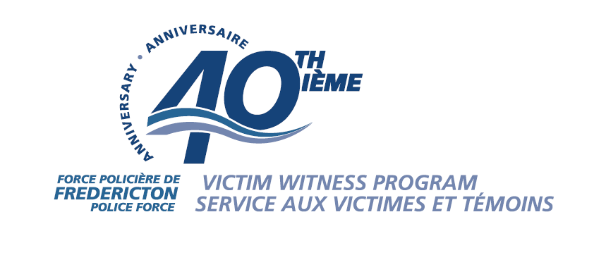 40th anniversary logo - Victim Witness Services
