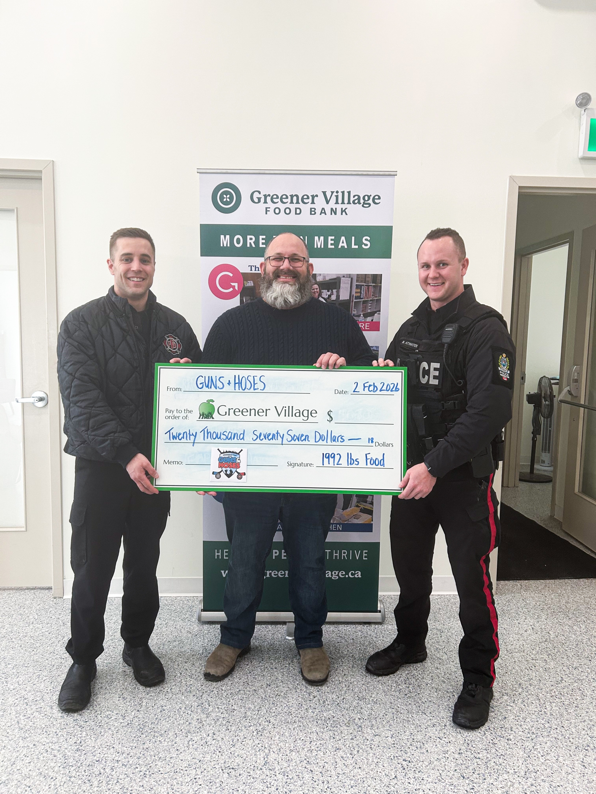 Firefighter Alex Matthews, Alex Boyd, Greener Village, Cst. Brady Atwater